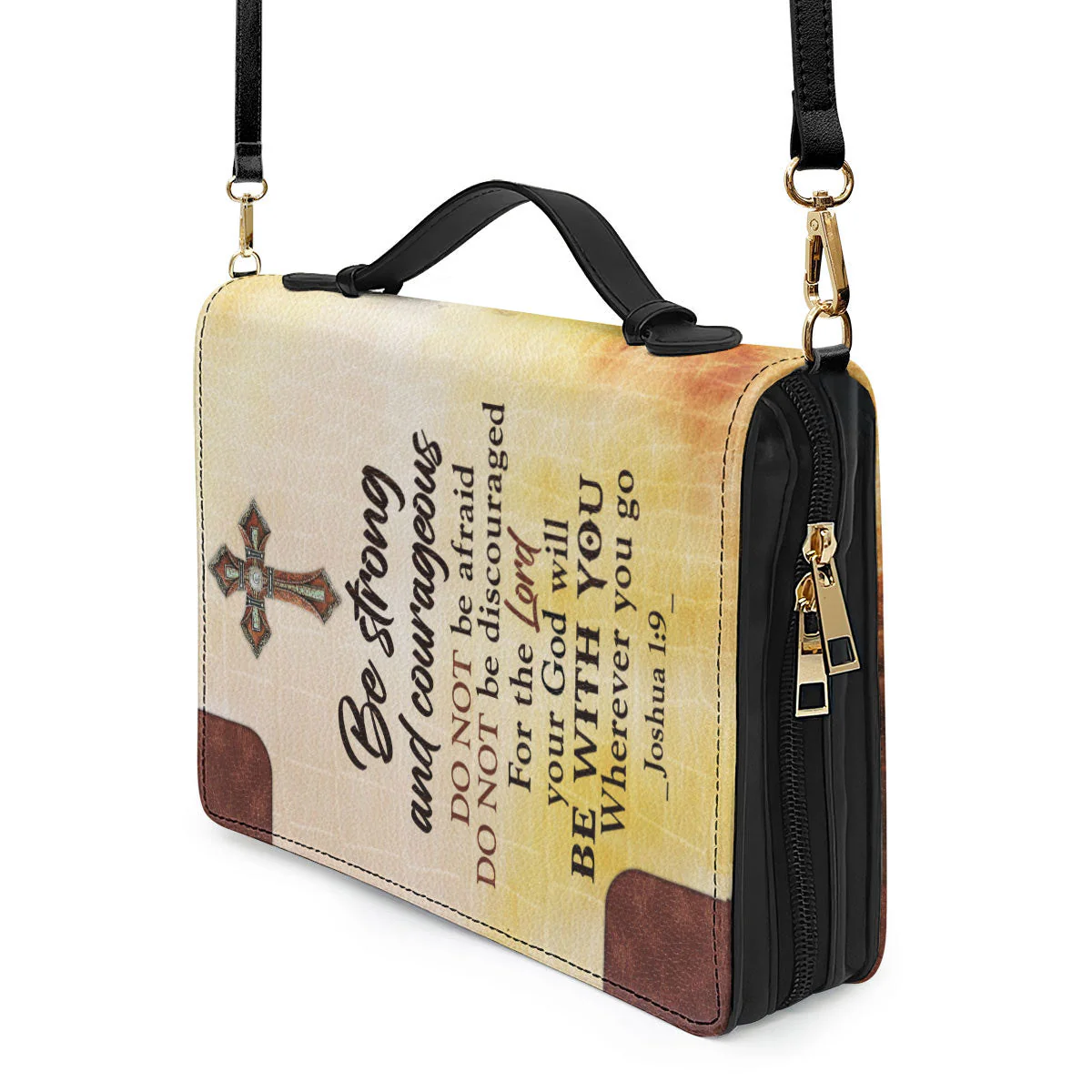 Be Strong And Courageous - Thoughtful Gift For Christians - Personalized Bible Covers - AT4080708 - Image 5