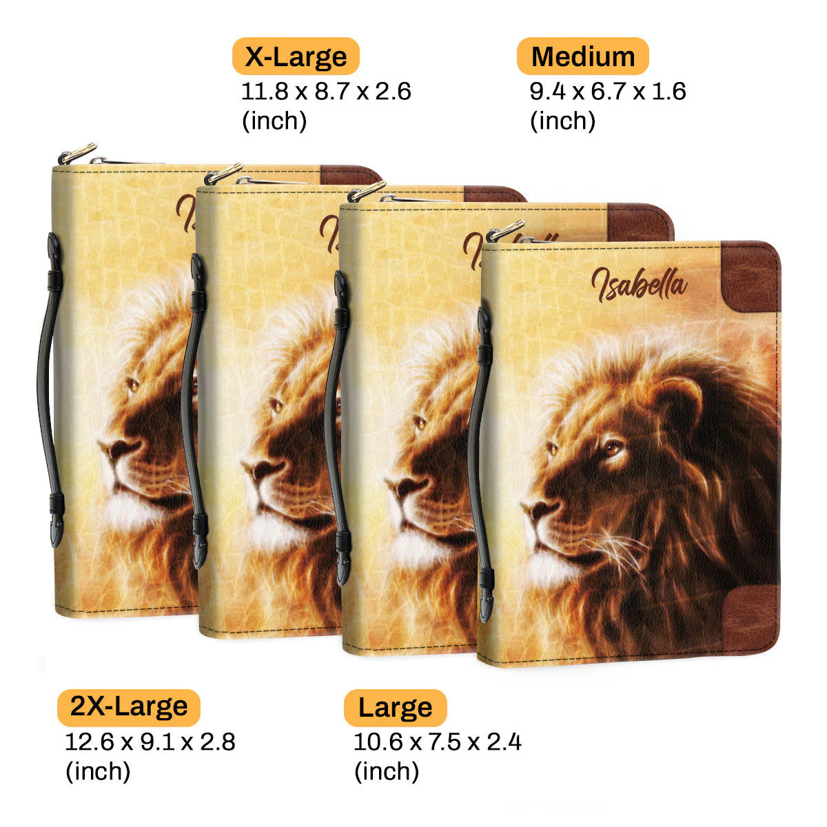 Be Strong And Courageous - Thoughtful Gift For Christians - Personalized Bible Covers - AT4080708 - Image 6