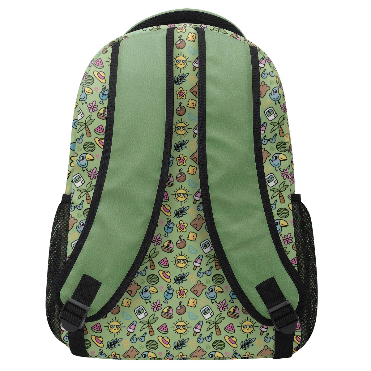 Bear Family - Personalized Canvas Backpack - Gift For Kids, Back To School TD118 - Image 2