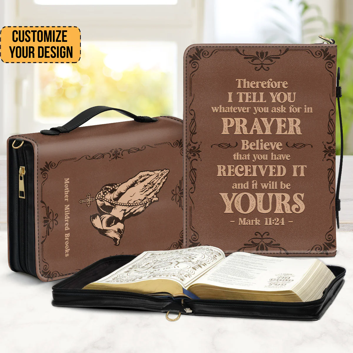 Believe That You Have Received It - Awesome Personalized Bible Covers - AT4082456 - Image 2