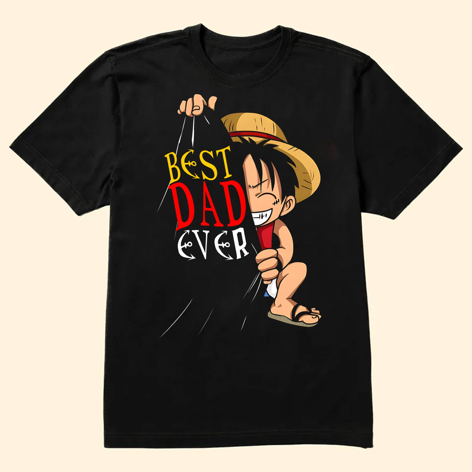 One Piece Best Dad Ever Captain For This Straw Crew - Gift For Father's Day - Personalized Shirt 2 Side - Image 6
