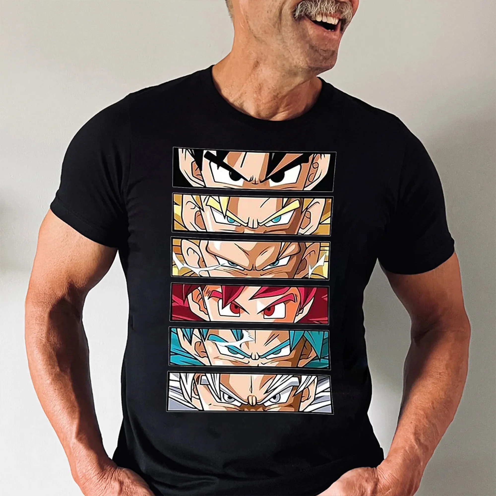Best Dad Is Right Here Dragon Ball Goku San - Gift For Father's Day - Personalized Shirt 2 Side - Image 4