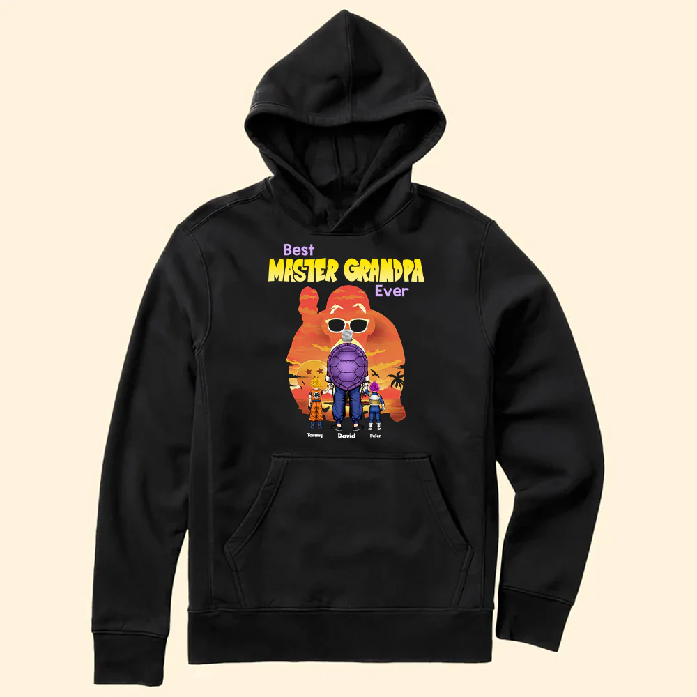 Dragon Ball Best Master Grandpa Ever - Gift For Dad, Husband, Father's Day - Personalized TShirt - Image 5