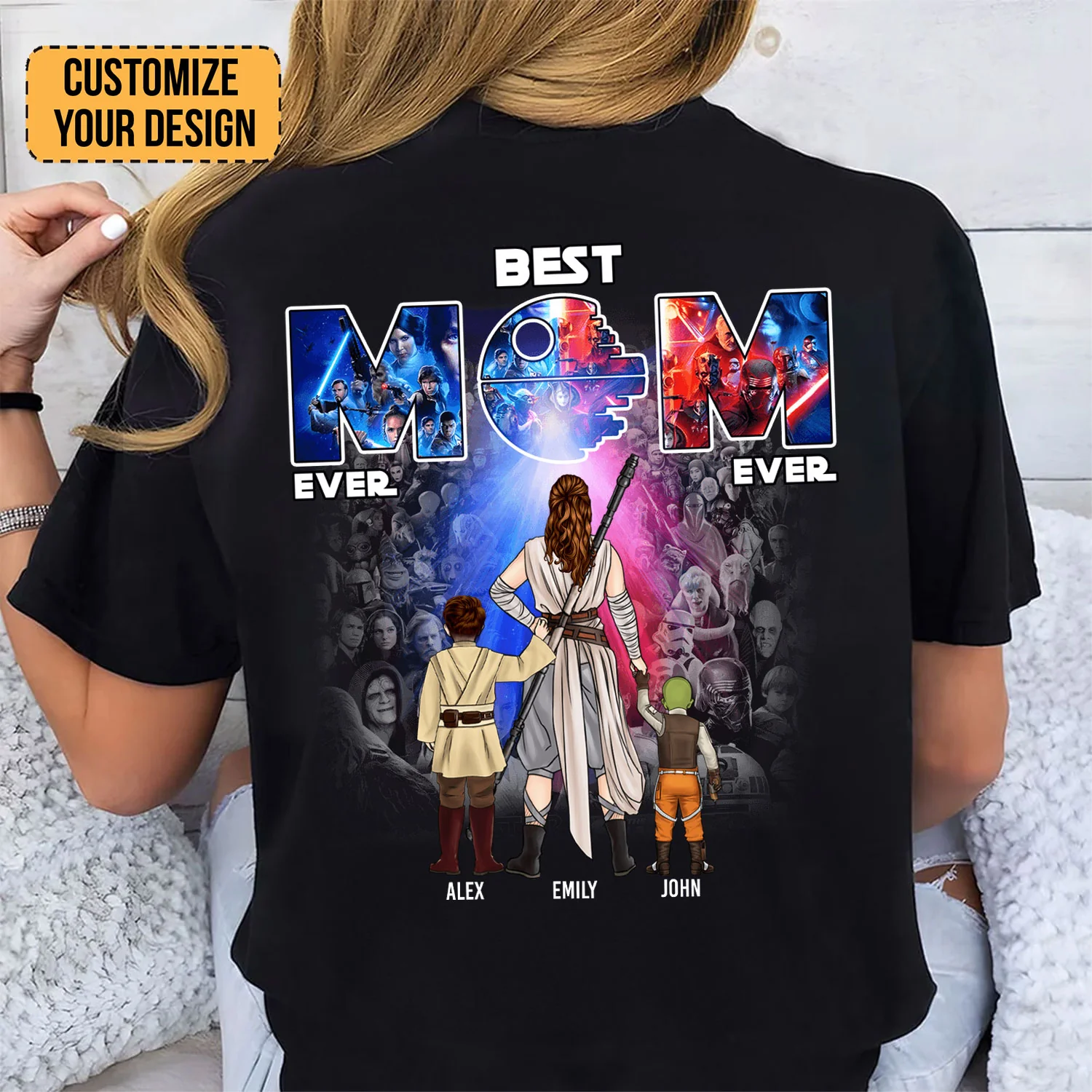 Best Mom Ever Ever Stwa - Gift For Mother - Personalized TShirt - CL08 NH96 - Image 2