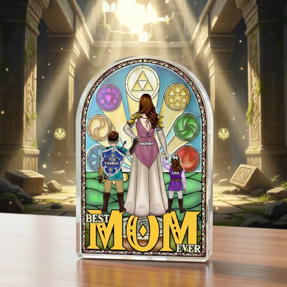 Best Mom Ever Fantasy - Personalized Shape Acrylic Plaque | CL07 HN02 - Image 2