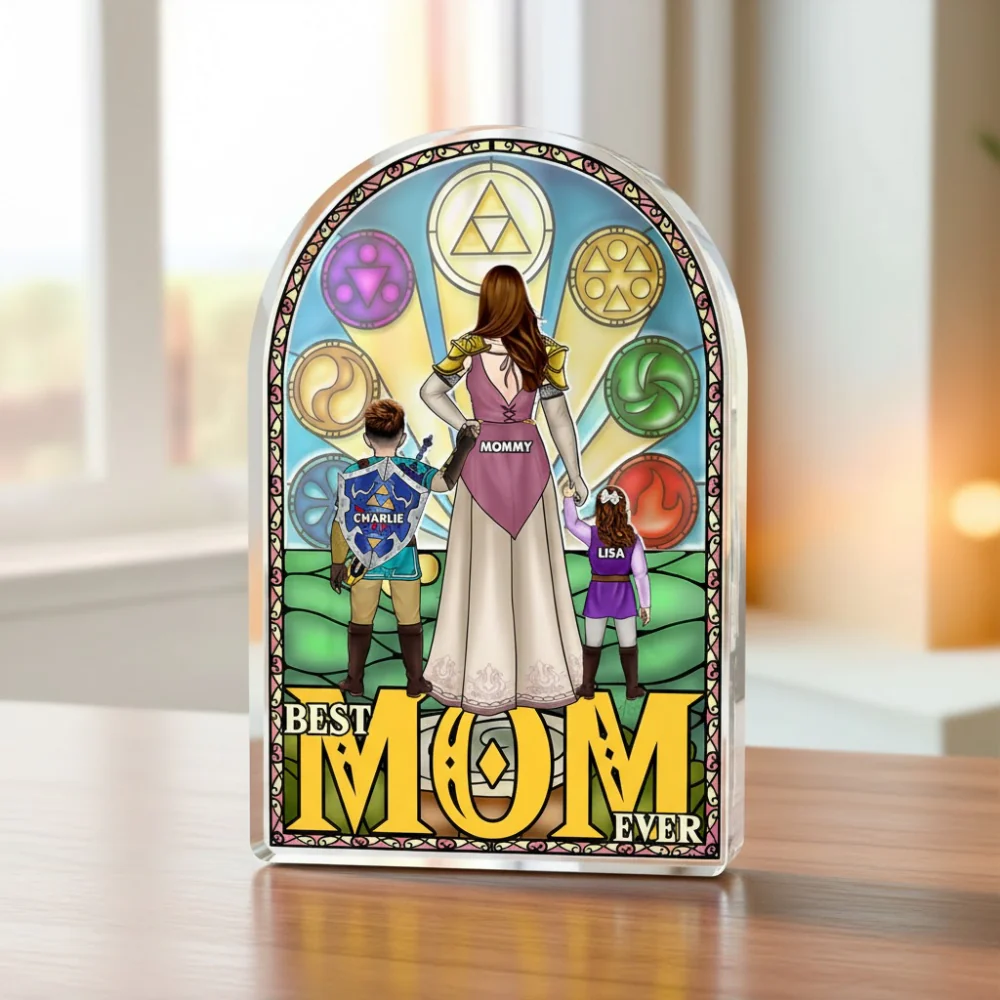 Best Mom Ever Fantasy - Personalized Shape Acrylic Plaque | CL07 HN02 - Image 3