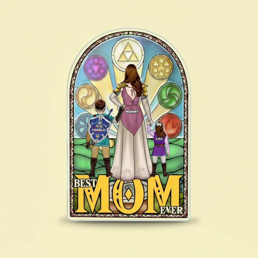 Best Mom Ever Fantasy - Personalized Shape Acrylic Plaque | CL07 HN02 - Image 4
