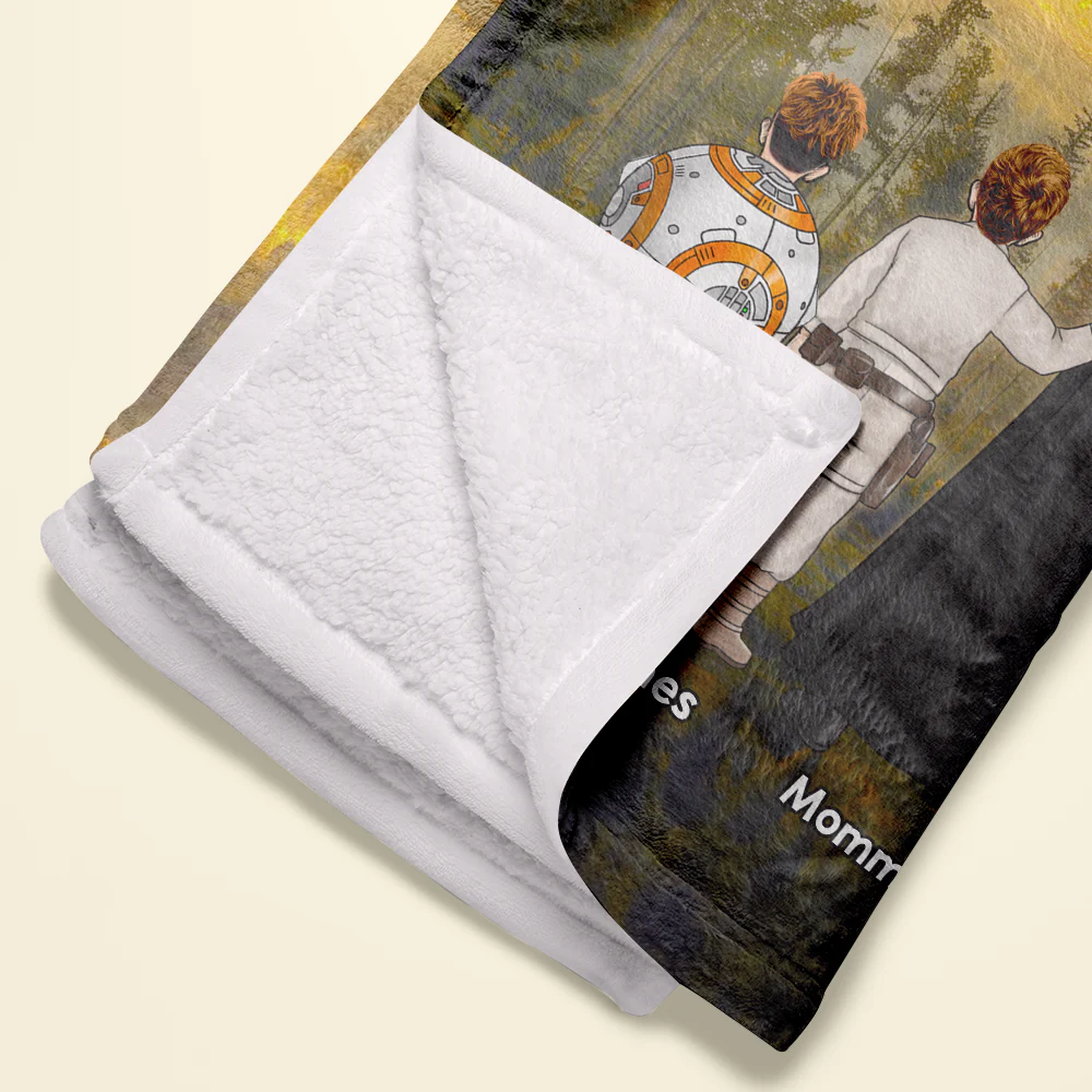 Best Mom In The Galaxy - Personalized Blanket - Gift For Mom, Grandma | CL08.Ver 3 HN02 - Image 2