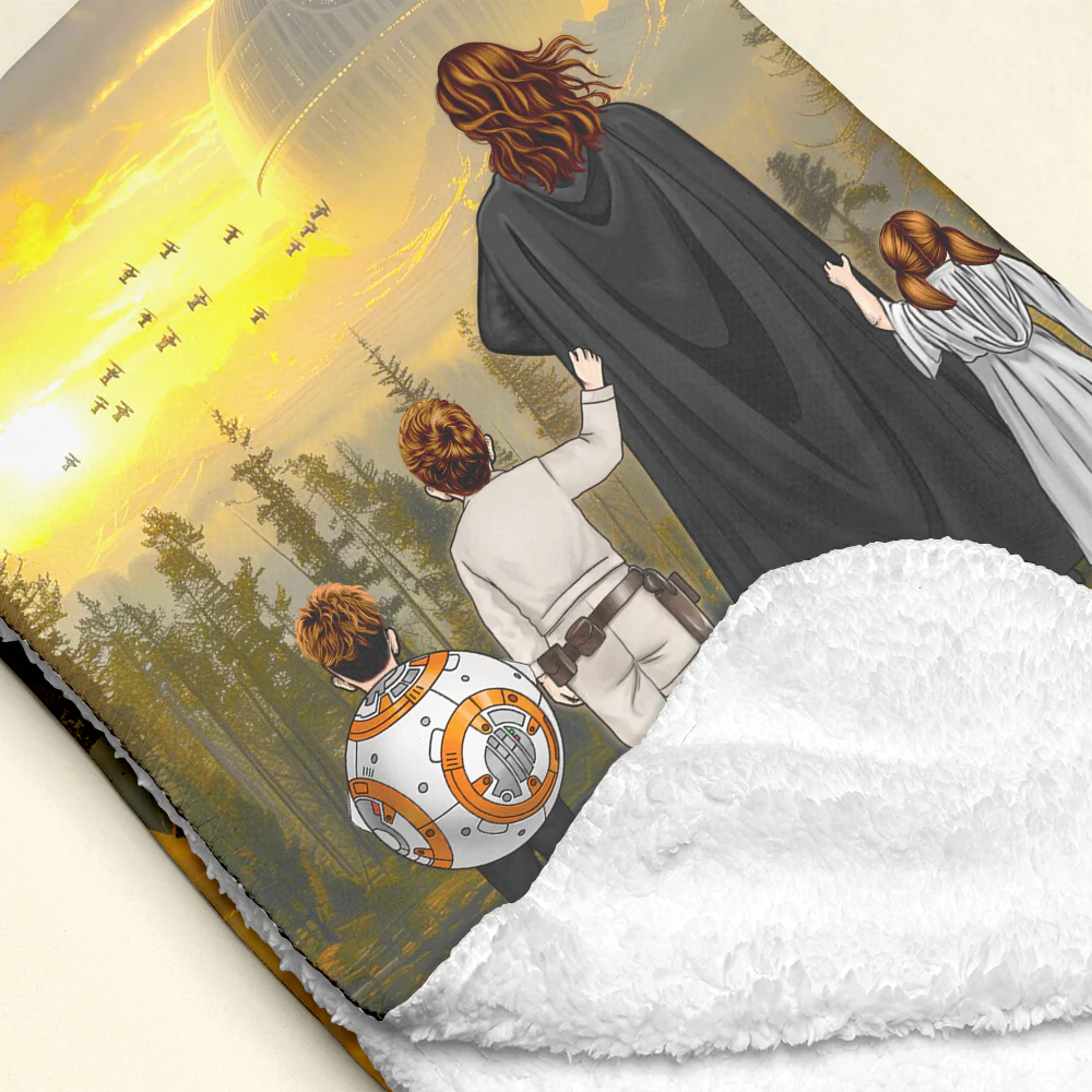 Best Mom In The Galaxy - Personalized Blanket - Gift For Mom, Grandma | CL08.Ver 3 HN02 - Image 4