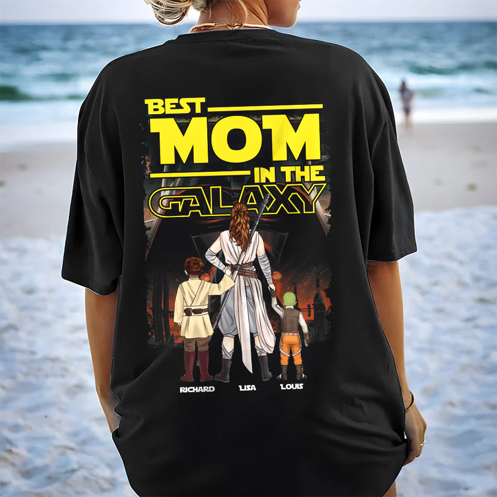 Best Mom In The Galaxy - Personalized Shirt - Gift for Mom, Mother’s day | CL08 NH96