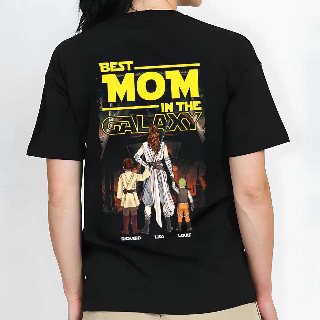 Best Mom In The Galaxy - Personalized Shirt - Gift for Mom, Mother’s day | CL08 NH96 - Image 4