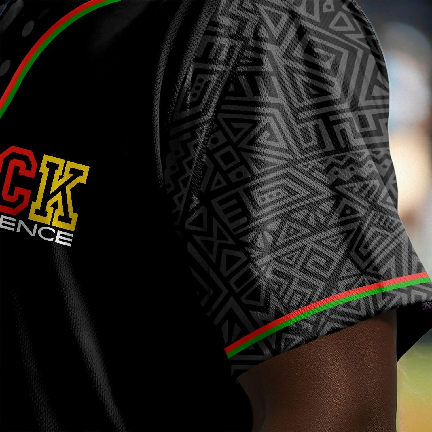 Black Excellence Today “Blackity Black” - African American Baseball Jersey - Gift for Black Dad, Grandpa, Husband - Image 4