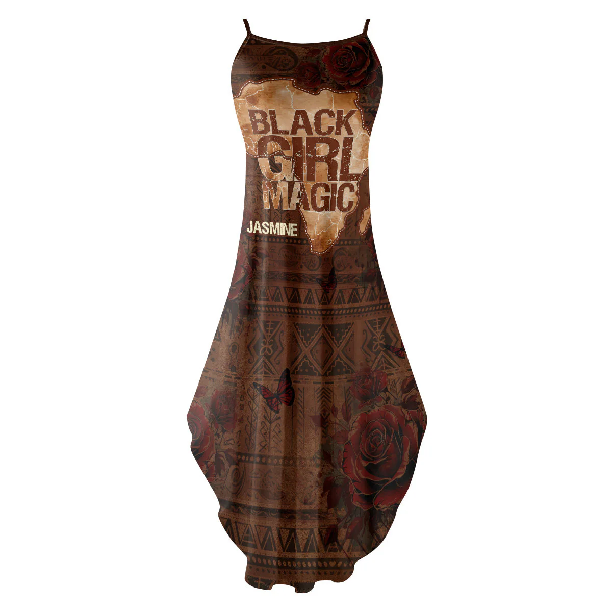 Black Girl Magic - Personalized Maxi Dress | HN02 - Image 2