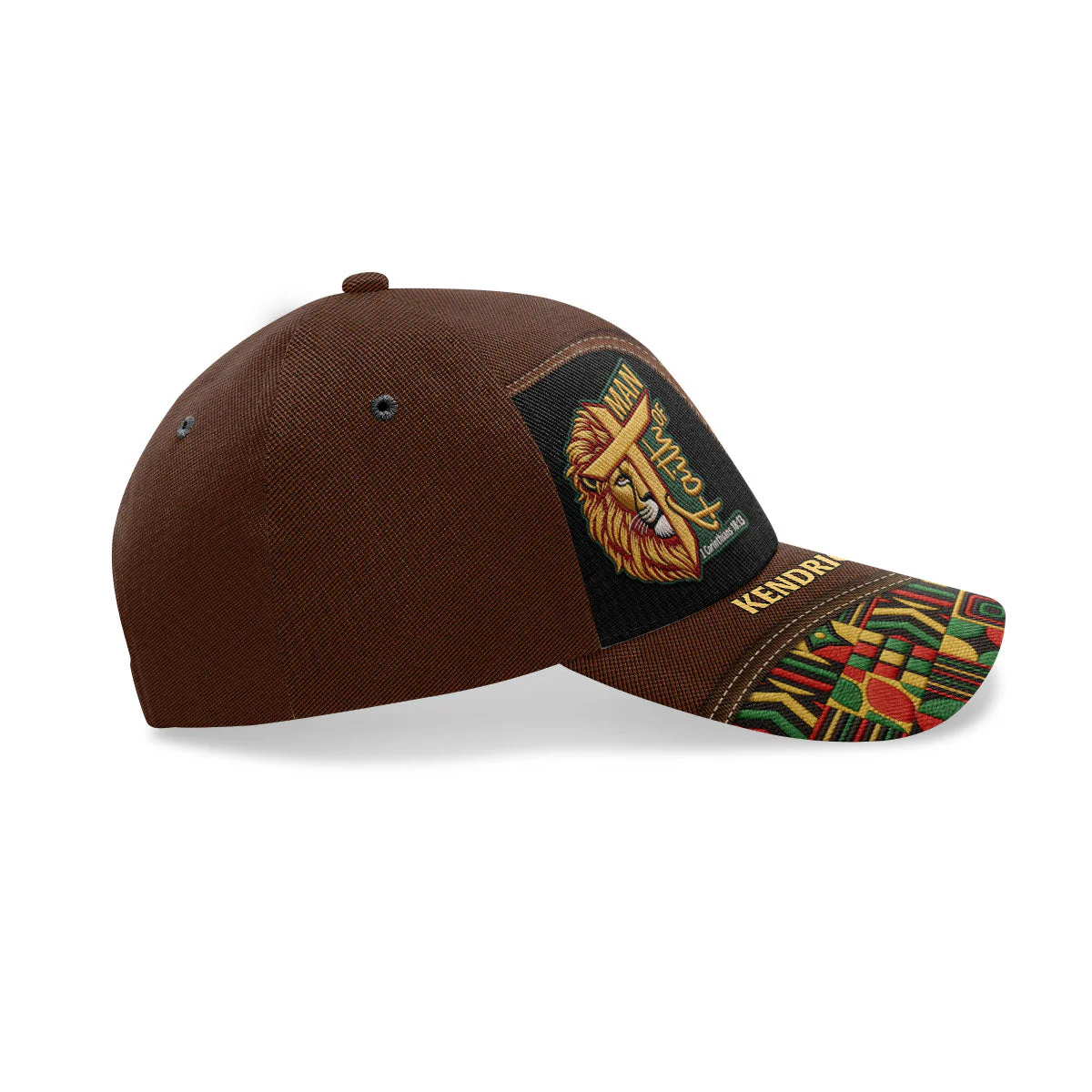 Black Man Of Faith - Personalized Classic Cap - Christian Gift For African Man BA01 - Image 6