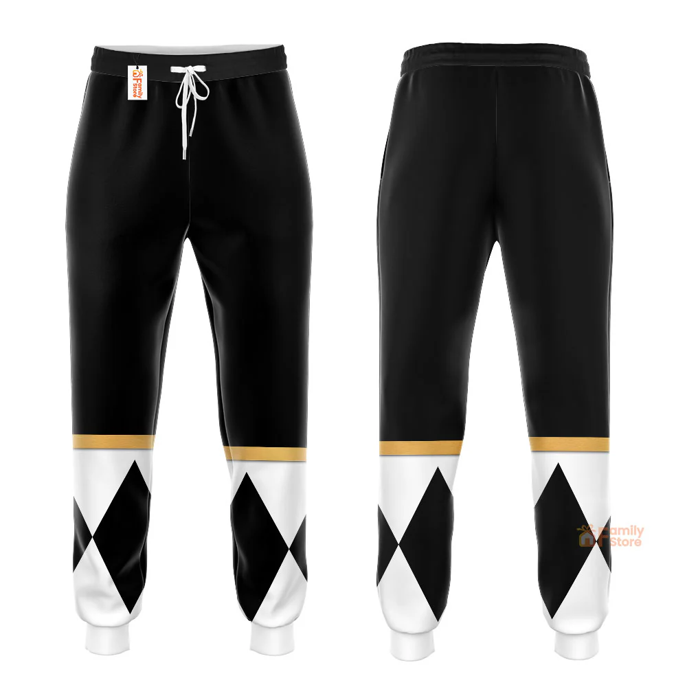 Black Ranger Dragon Shield  Mighty Morphin Power Ranger - Hoodie Set, Sweatshirt, Sweatpants PRHS24 - Image 7