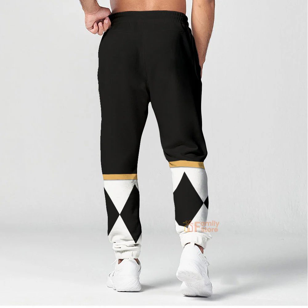 Black Ranger Dragon Shield  Mighty Morphin Power Ranger - Hoodie Set, Sweatshirt, Sweatpants PRHS24 - Image 9