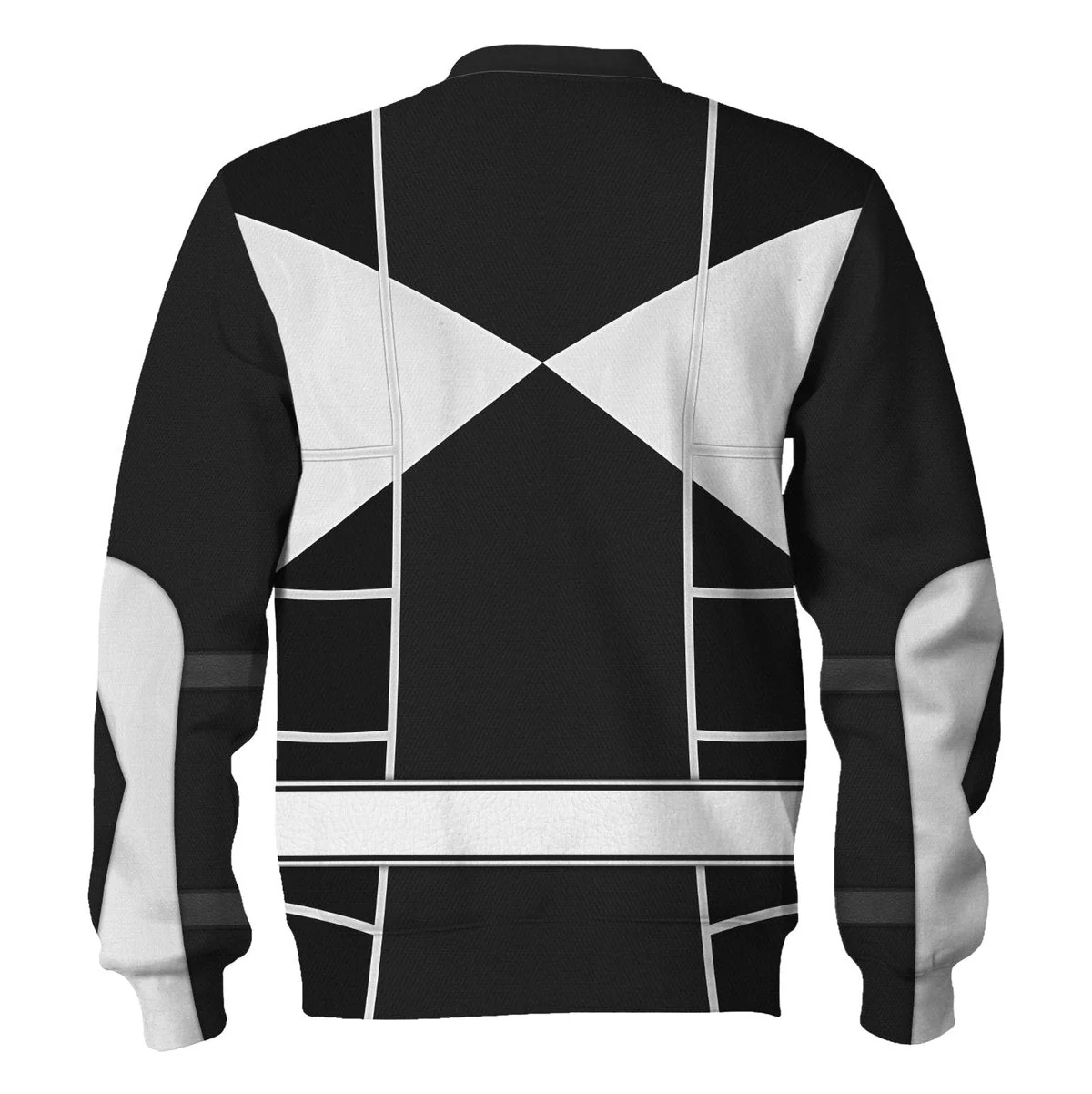 Black Mighty Morphin Power Ranger Cosplay C2 - Hoodie Set, Sweatshirt, Sweatpants PRHS90 - Image 7