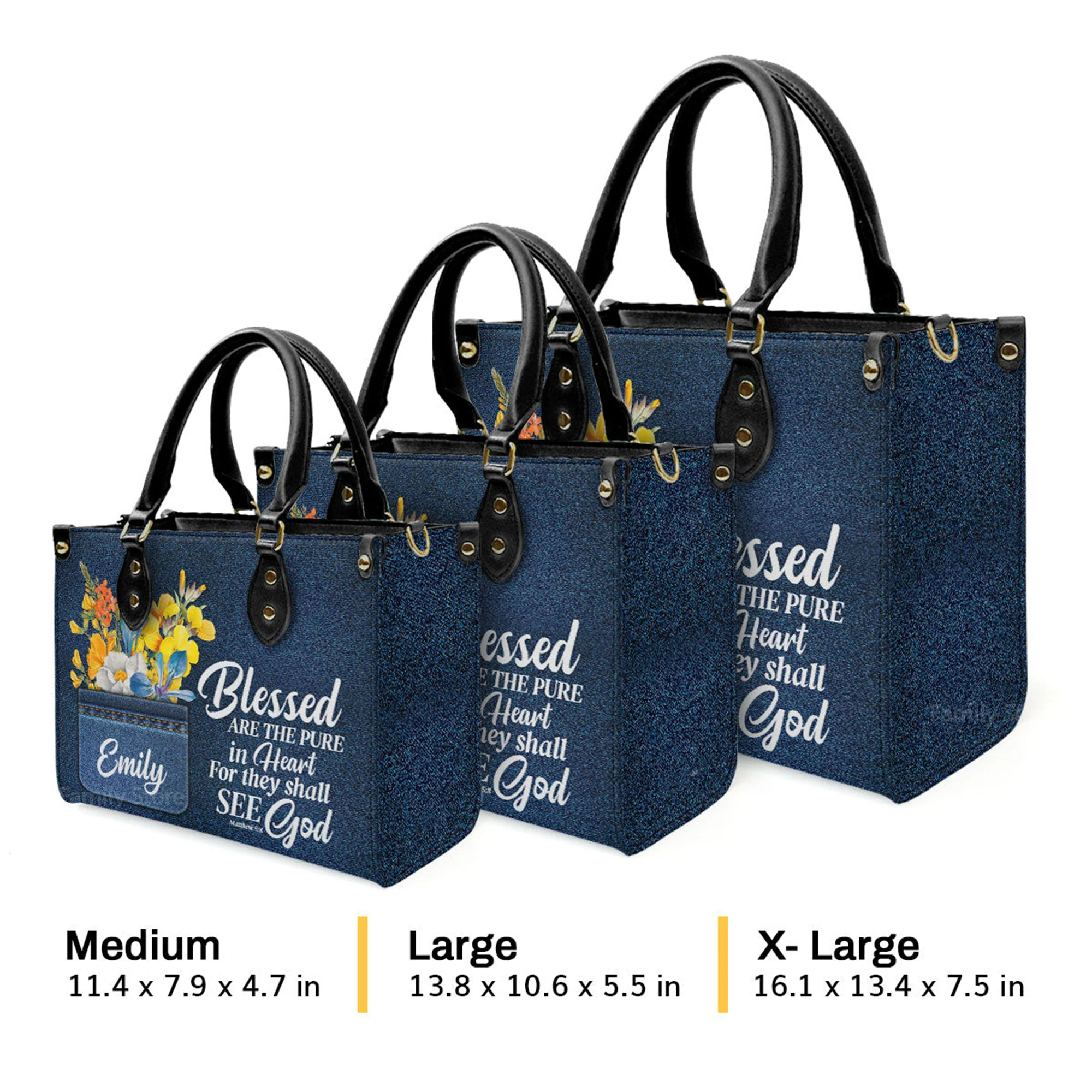 Blessed Are The Pure In Heart Matthew 58 Spiritual - Unique Personalized Bible Covers - AT4080927 - Image 4