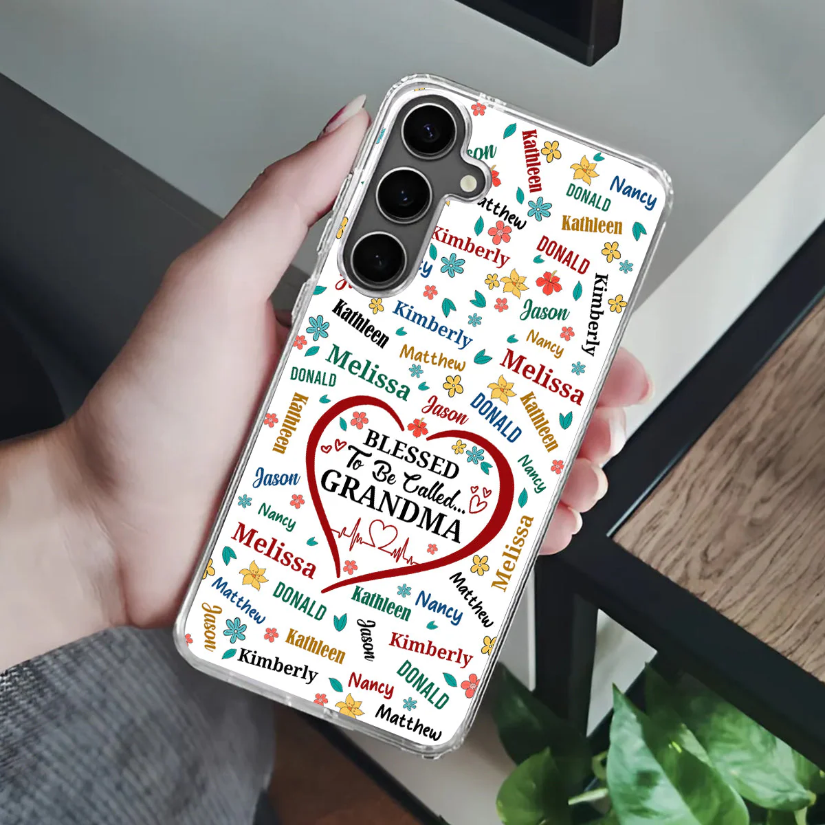 Blessed To Be Call Grandma - Personalized Phone Case TD118 - Image 4