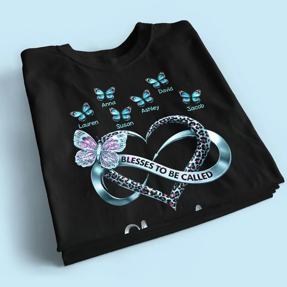 Blessed To Be Called Grandma - Personalized Shirt - Gift For Mom, Grandma HN02 - Image 6
