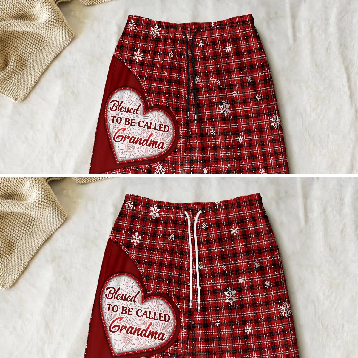Blessed To Be Called Grandma - Personalized Sweatpants - Gift for Christmas TD118 - Image 4