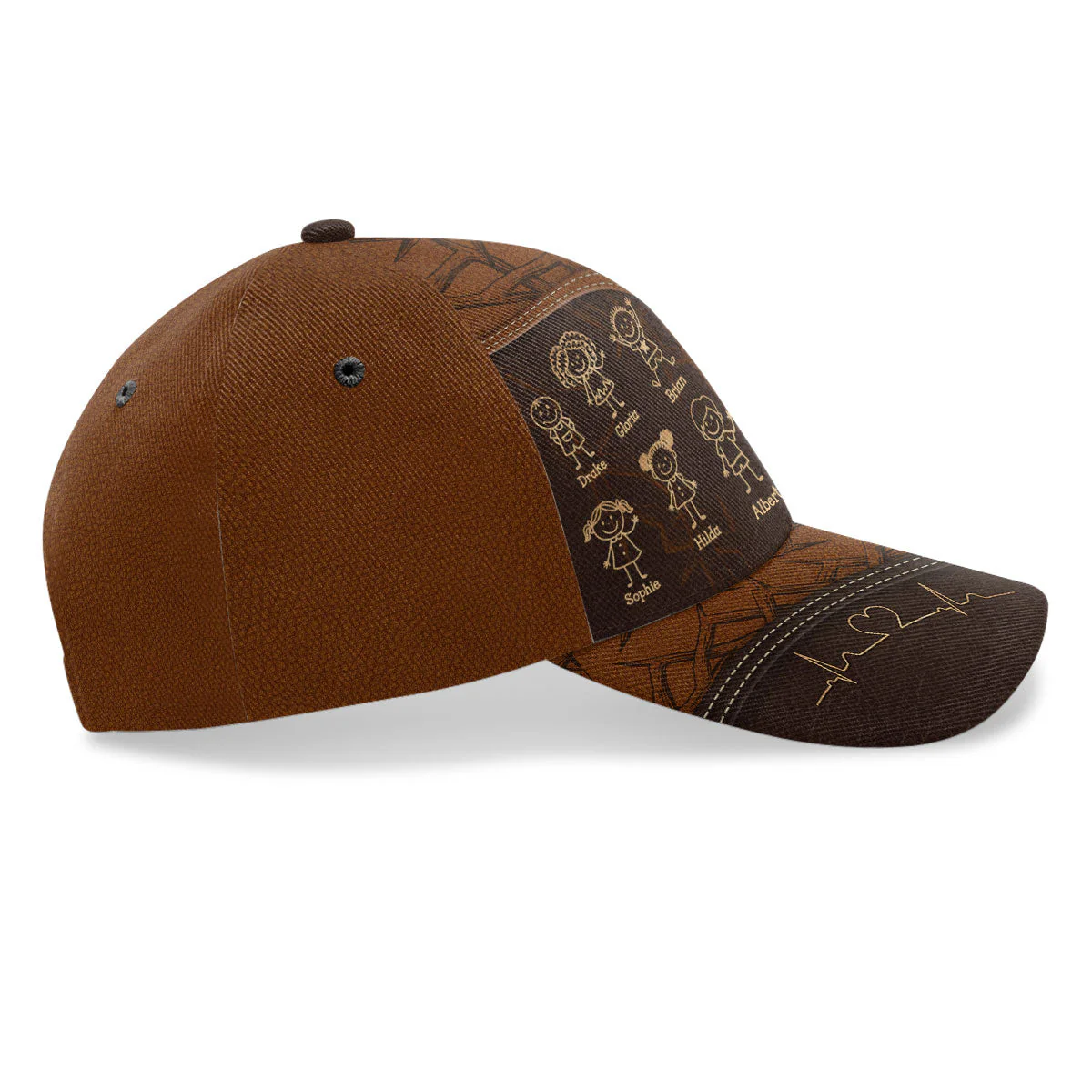 Blessed To Be Called Grandpa - Personalized Classic Cap - Christian Gift For Grandpa BA01 - Image 4