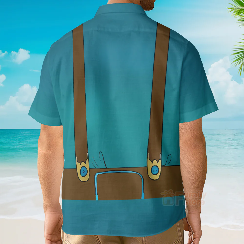 Blue Lederhosen Fashion - Hawaiian Shirt - Image 4