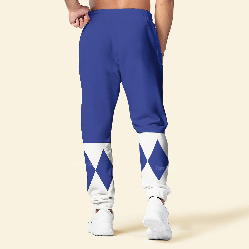 Blue Ranger Mighty Morphin The Movie (1995) C1 - Hoodie Set, Sweatshirt, Sweatpants - Image 11
