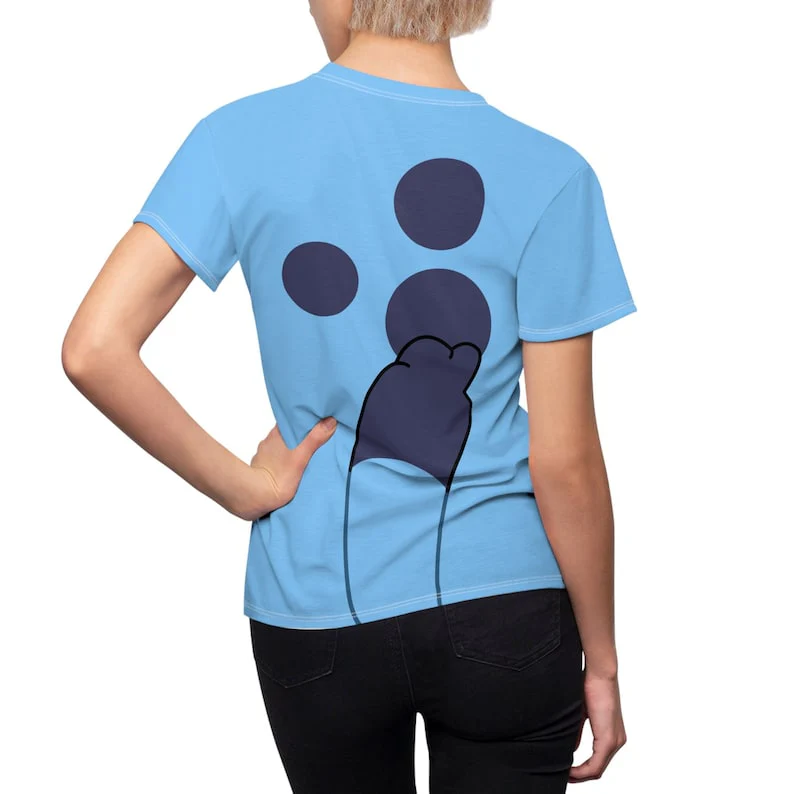 Bluey Christine Heeler Bluey Inspired Little Blue Dog T-Shirt - Image 2