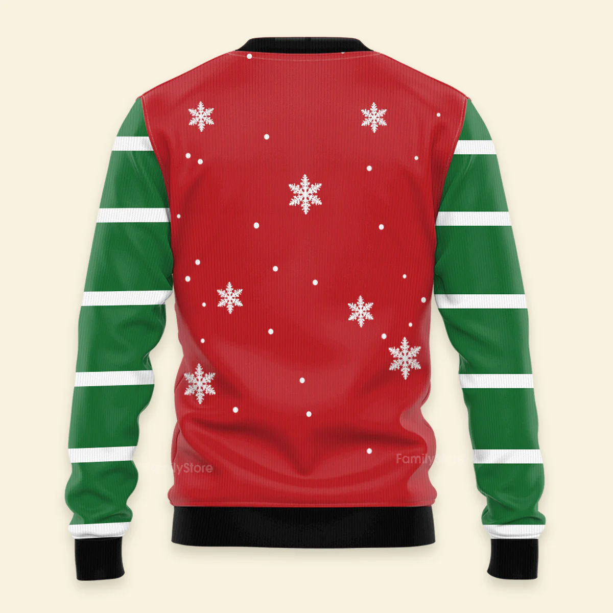 Bossy Elf - Funny Ugly Christmas Sweater For Men And Women - Image 3