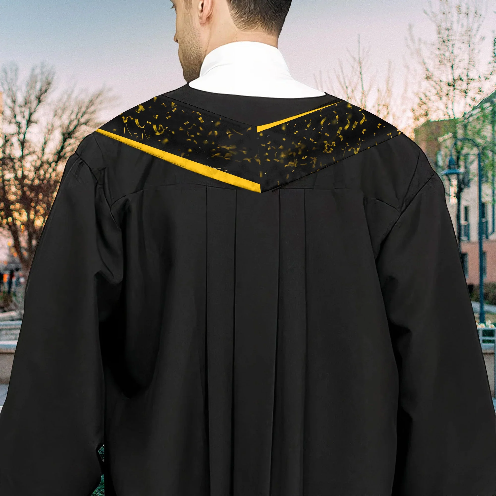 Bubble Color Pround Graduate - Personalized Graduation Stoles - Graduation Gift, Senior Gift | Custom Photo NH96 - Image 4