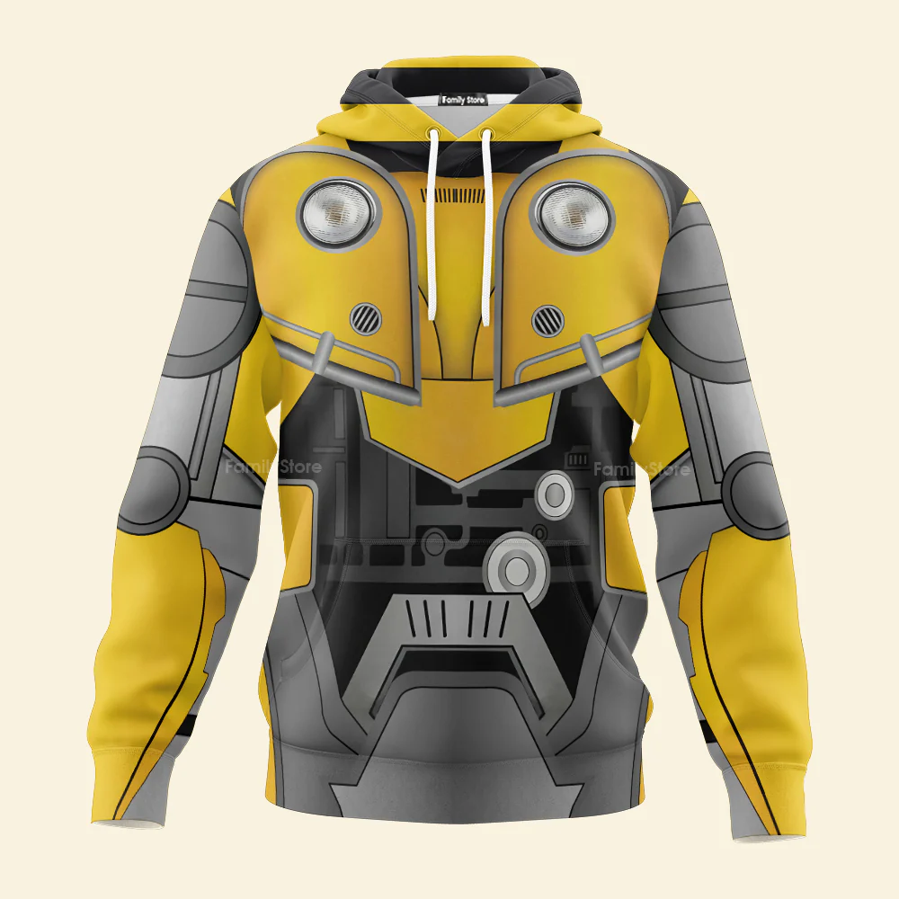 Transformers Bumblebee - For Men And Women - Costume Cosplay Hoodie Sweatshirt Sweatpants - Image 2