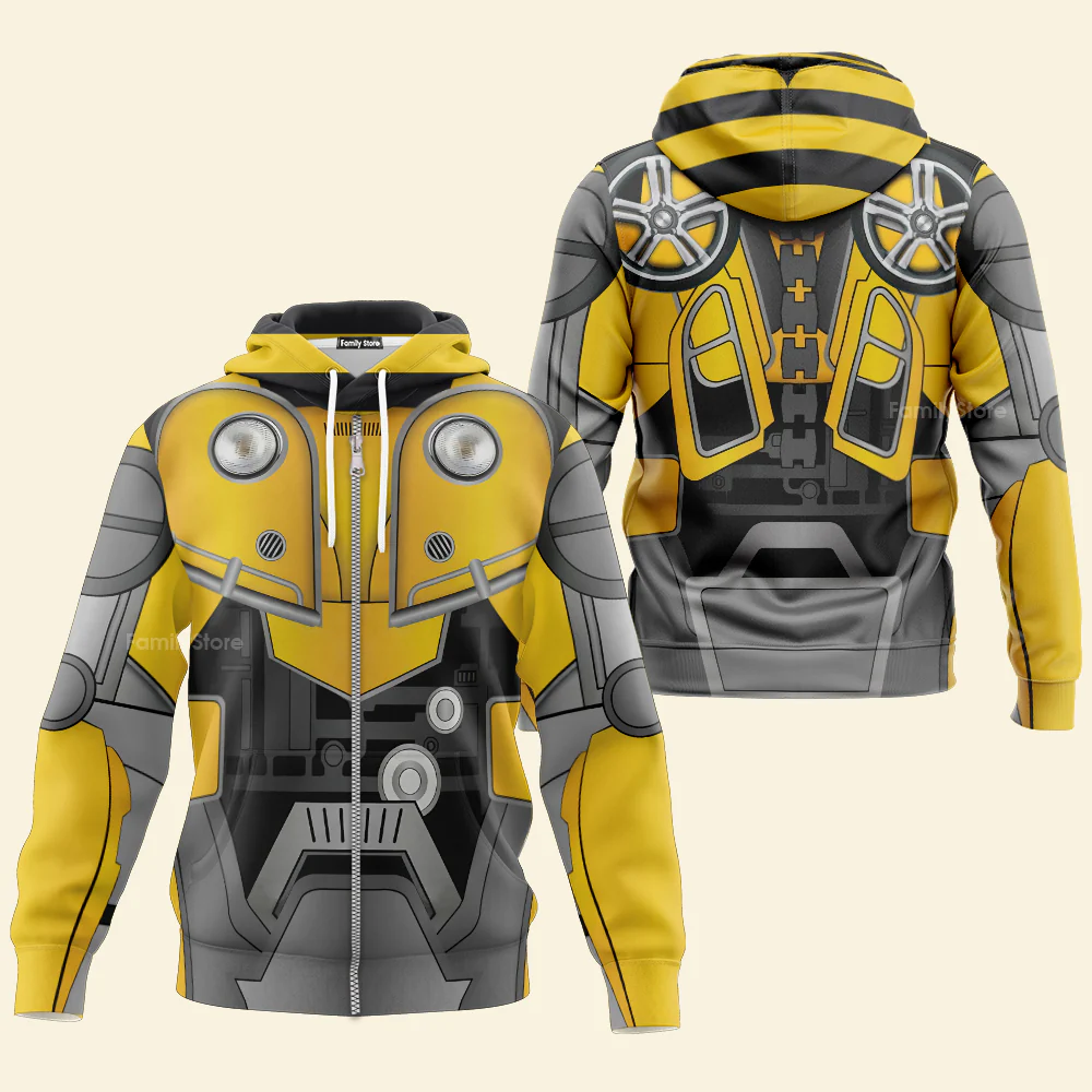 Transformers Bumblebee - For Men And Women - Costume Cosplay Hoodie Sweatshirt Sweatpants - Image 4