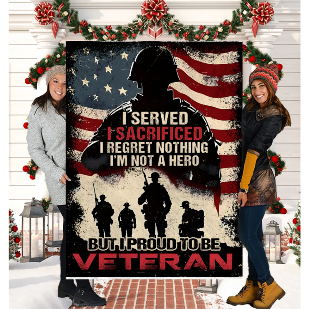 But I Proud To Be Veteran - Canvas Poster - Gift For Patriotic, Veteran HN02 - Image 3
