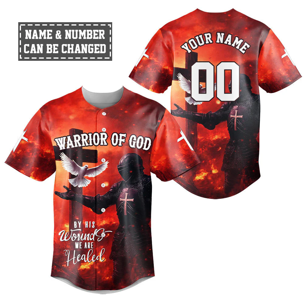 By His Wounds We Are Healed Baseball Jersey Bundle - Image 2