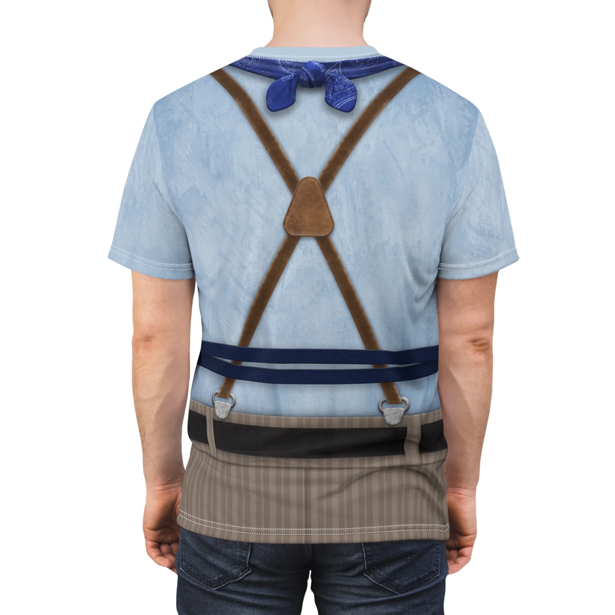 Cadaver Dans Horseshoe Apron Haunted Mansion Costume T-Shirt - Image 2