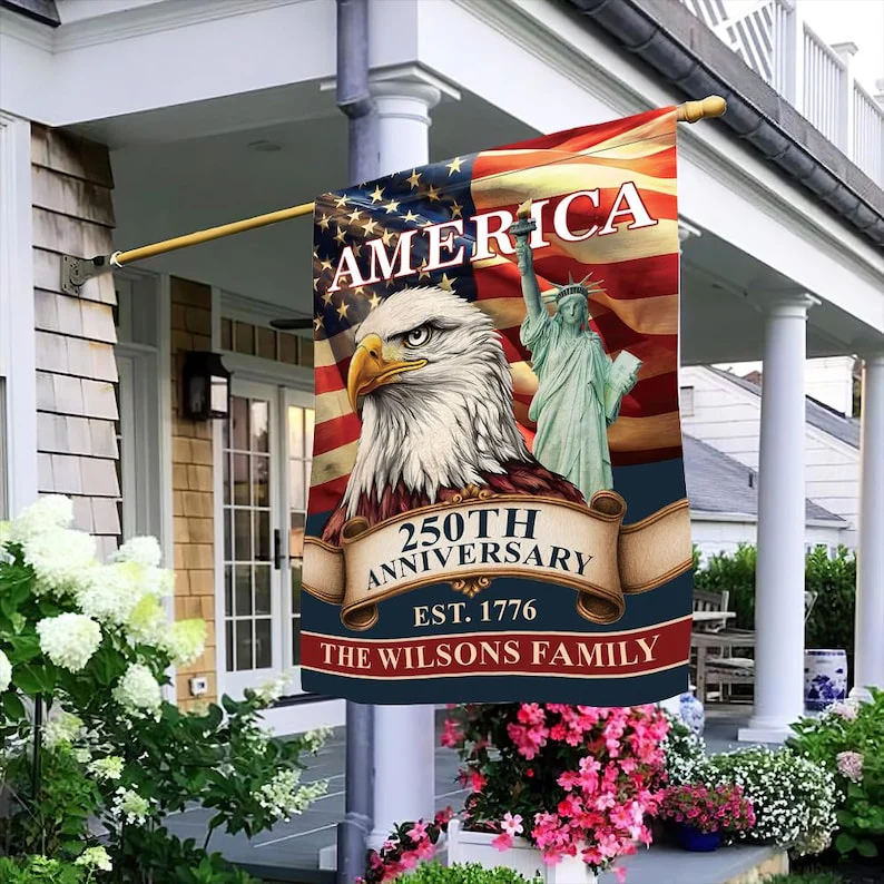 Celebrate America 250th Anniversary Freedom 1776 Flag - Gift For Patriotic, Veterans | HN02 - Image 3
