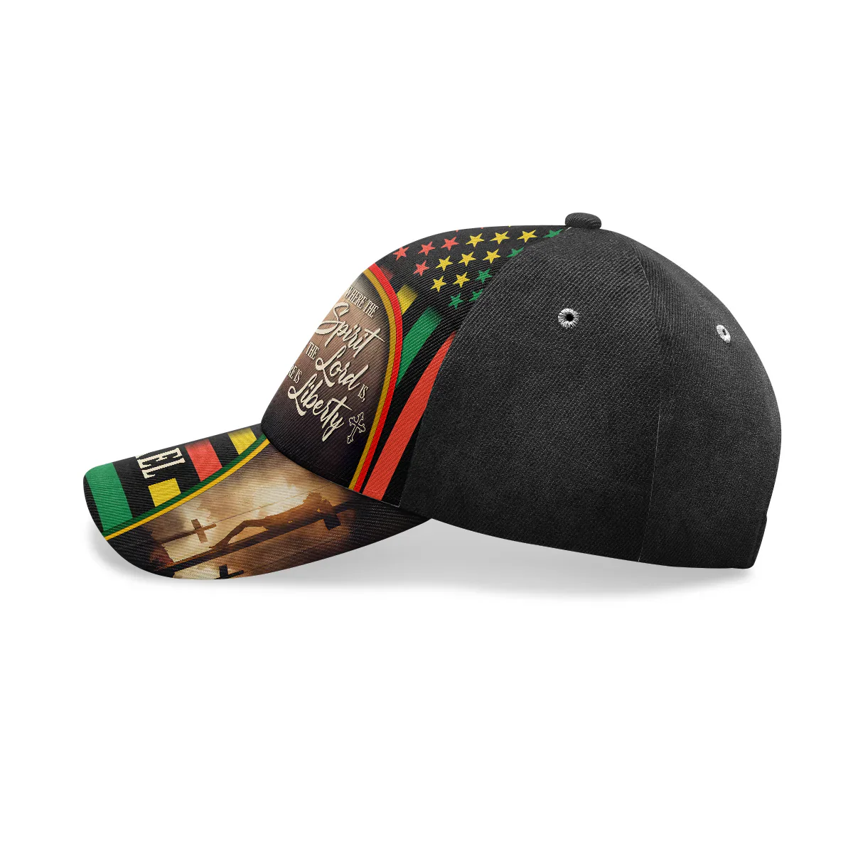 Where The Spirit Of The Lord Is There Is Liberty - Personalized Classic Cap - Juneteenth, Black Pride - Image 7