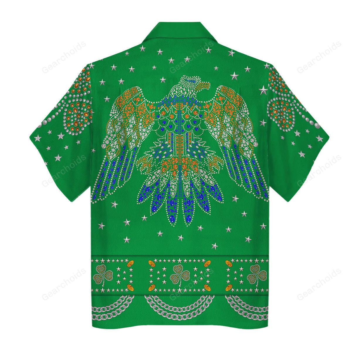 Celebrating the King: Elvis Presley Green - Costume Cosplay Hoodie Sweatshirt Sweatpants CSELV025 - Image 9