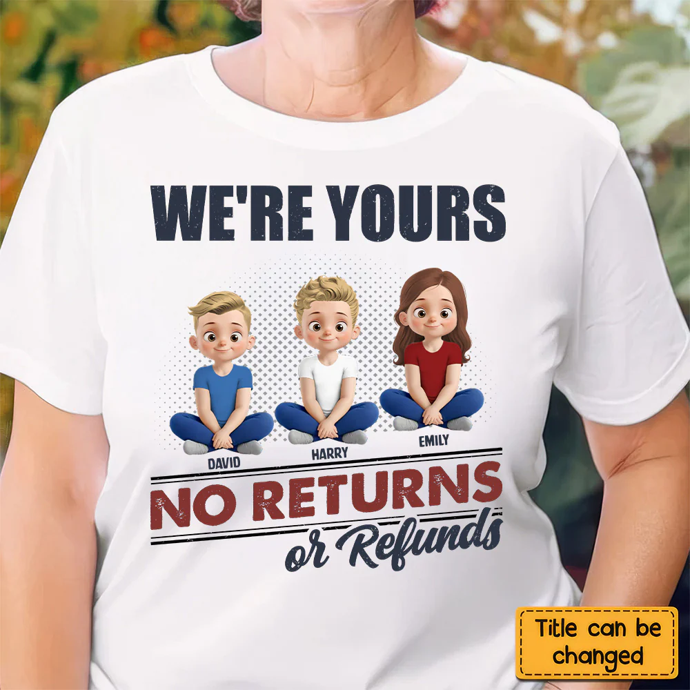 Certified Chaos, No Exchanges - Personalized Shirt - Gift For Mom, Grandma, Mother's Day | GR25 NA94