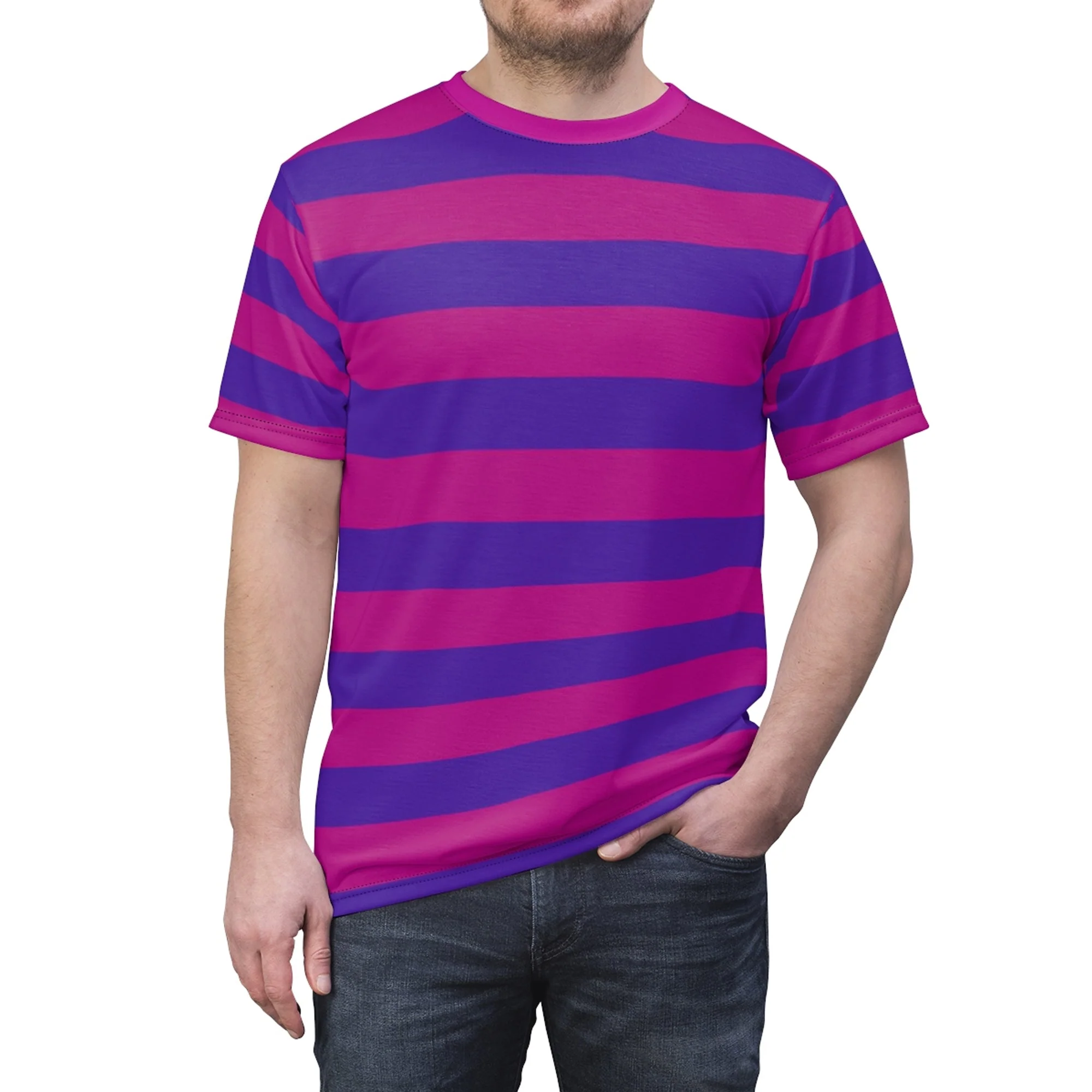 Cheshire Cat Alice in Wonderland Disney Costume - 3D TShirt - Image 2