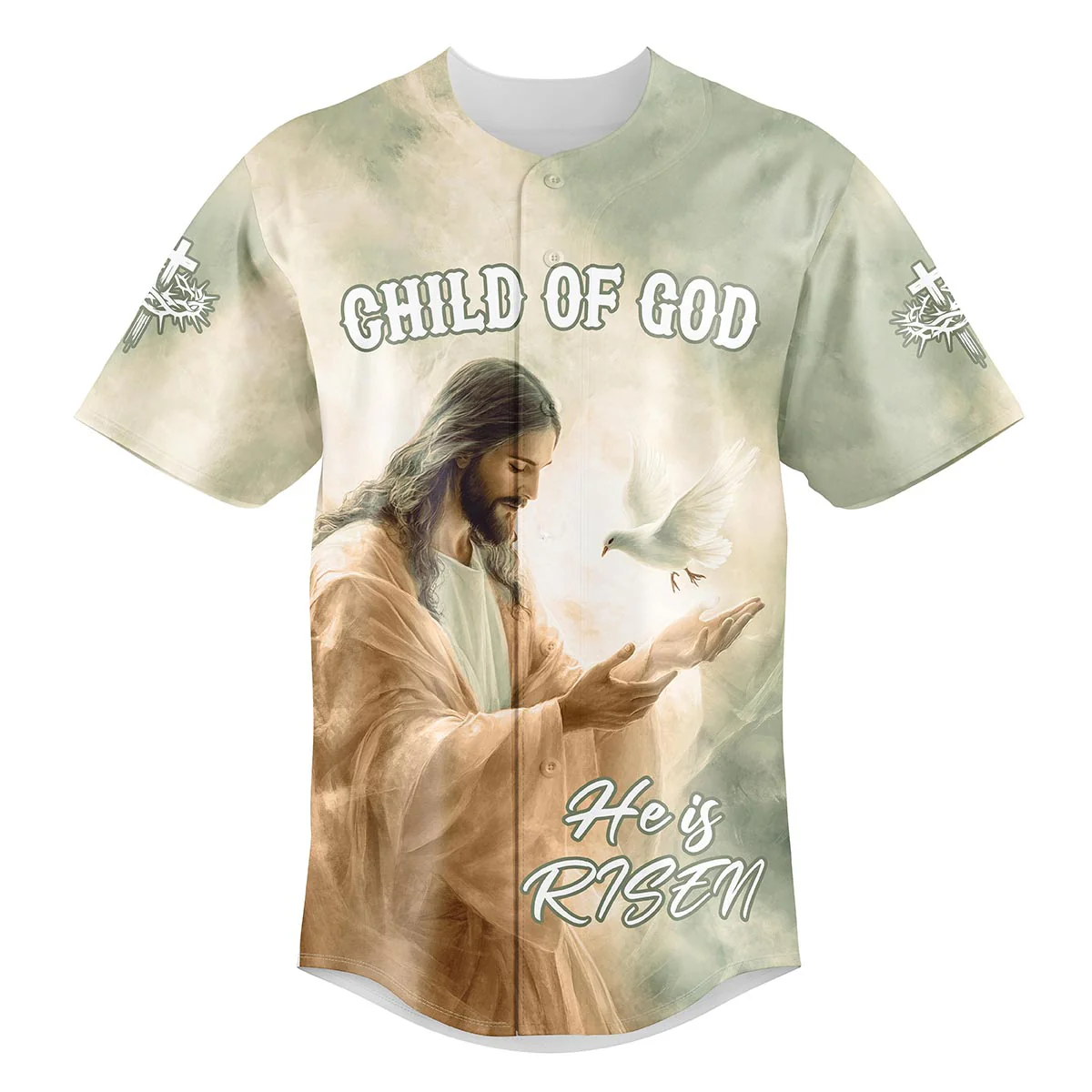 Child Of God Baseball Jersey - Christant Gift For Him - Image 2