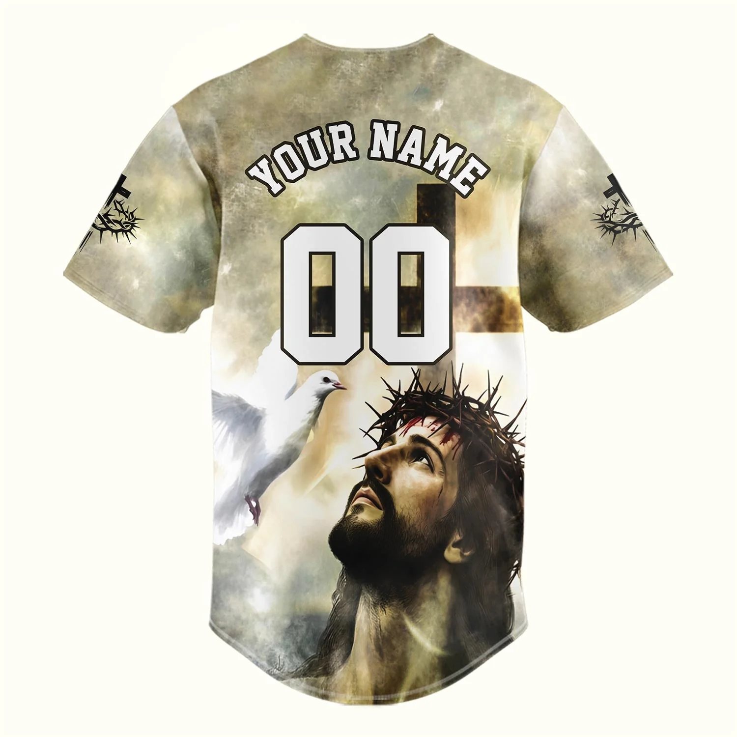 Child of God – Divine Grace Jesus Baseball Jersey Bundle - Image 4