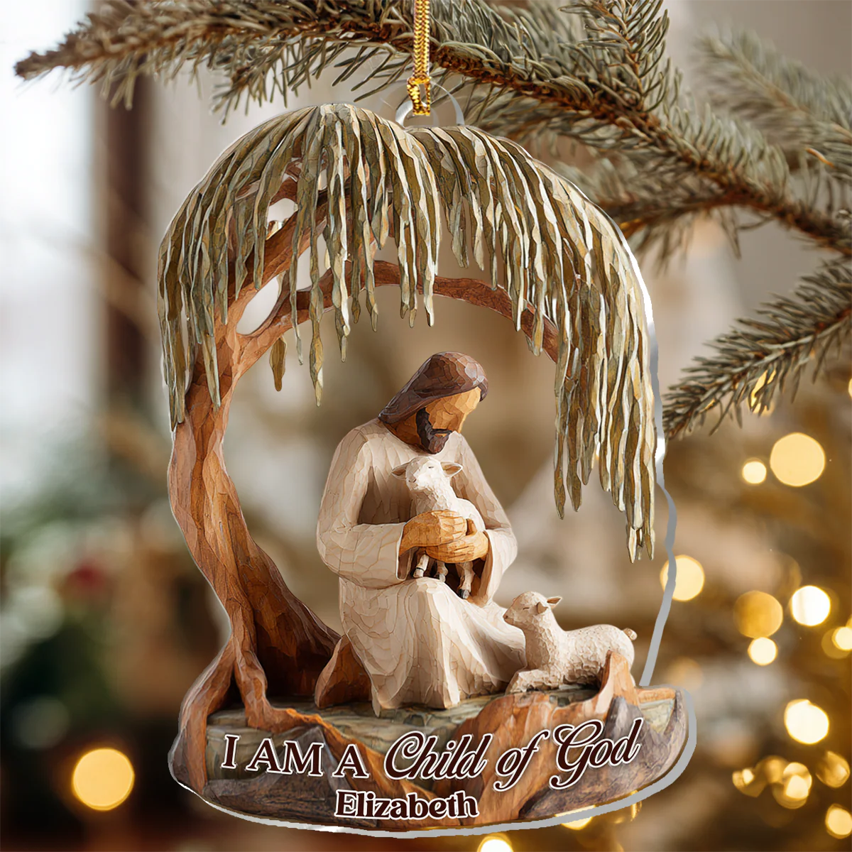 Child Of God - Personalized 1-Layer Acrylic Ornament HL128