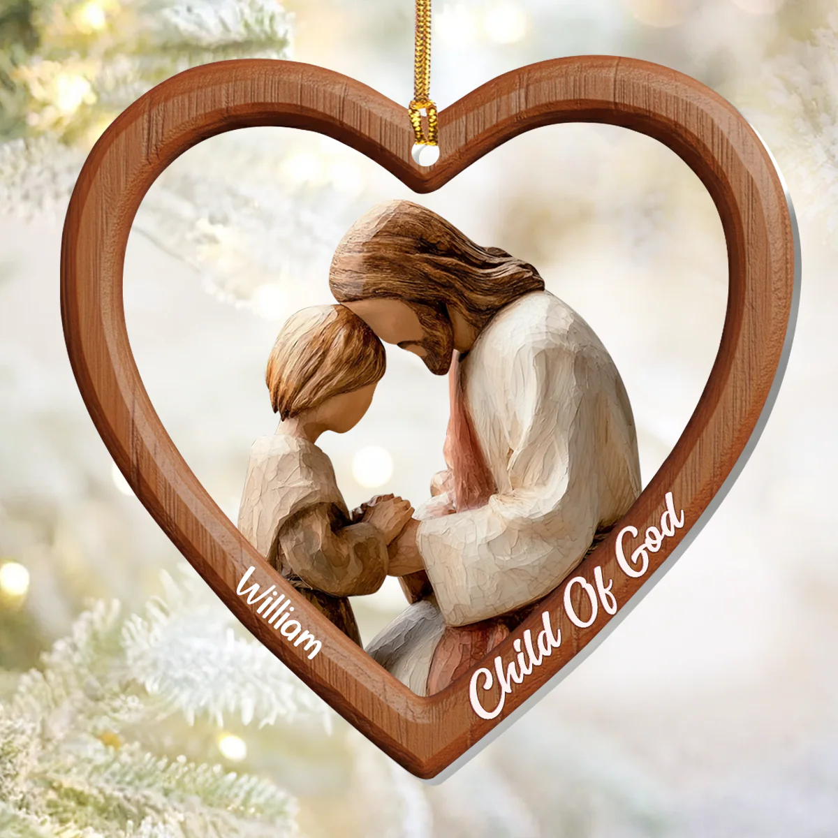 Child Of God - Personalized 1-Layer Acrylic Ornament HL128