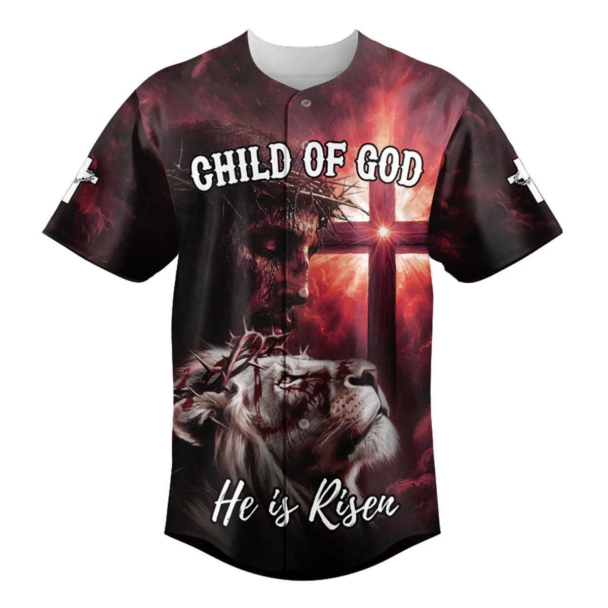 Child Of God Risen Warrior Baseball Jersey Bundle - Image 3