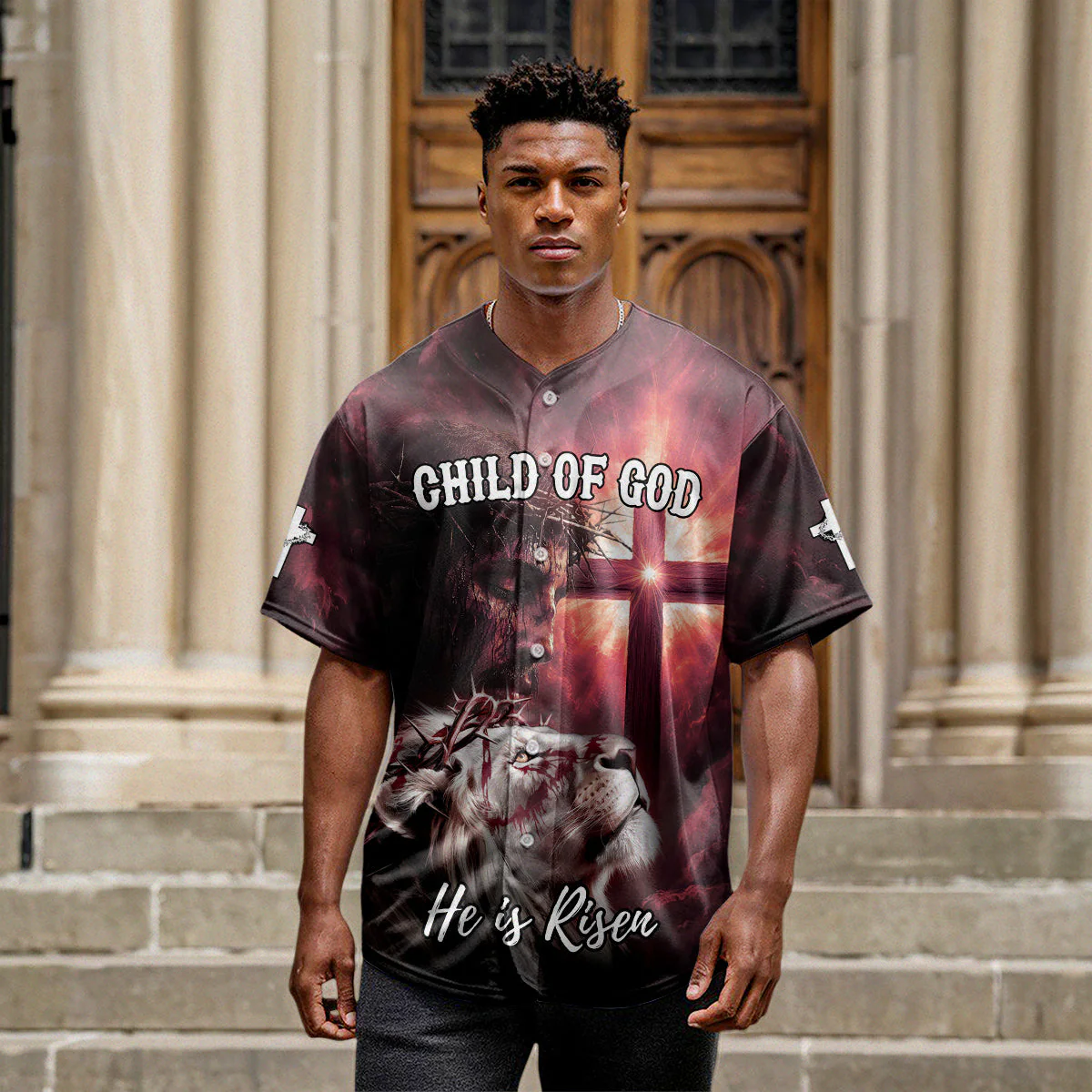 Child Of God Risen Warrior Baseball Jersey Bundle - Image 9