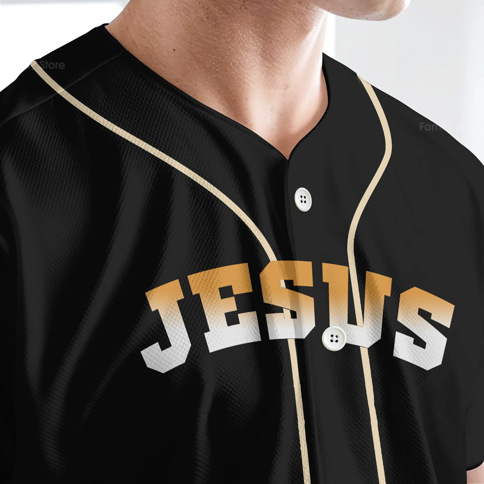 Christ Jesus Came Into The World To Save - Baseball Jersey - Christant Gift For Him - Image 4