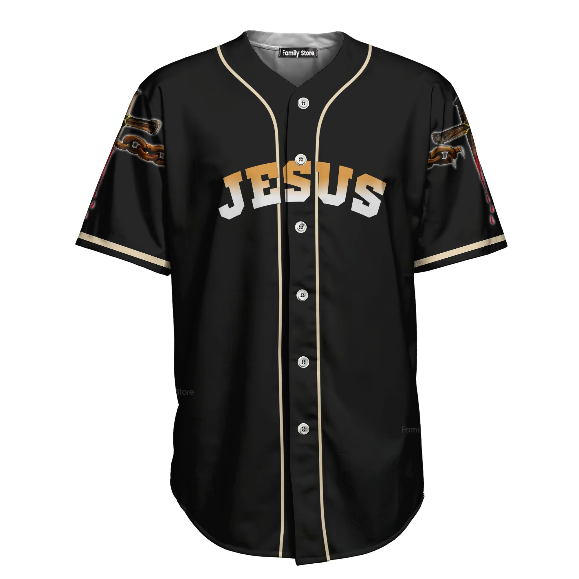 Christ Jesus Came Into The World To Save - Baseball Jersey - Christant Gift For Him - Image 6