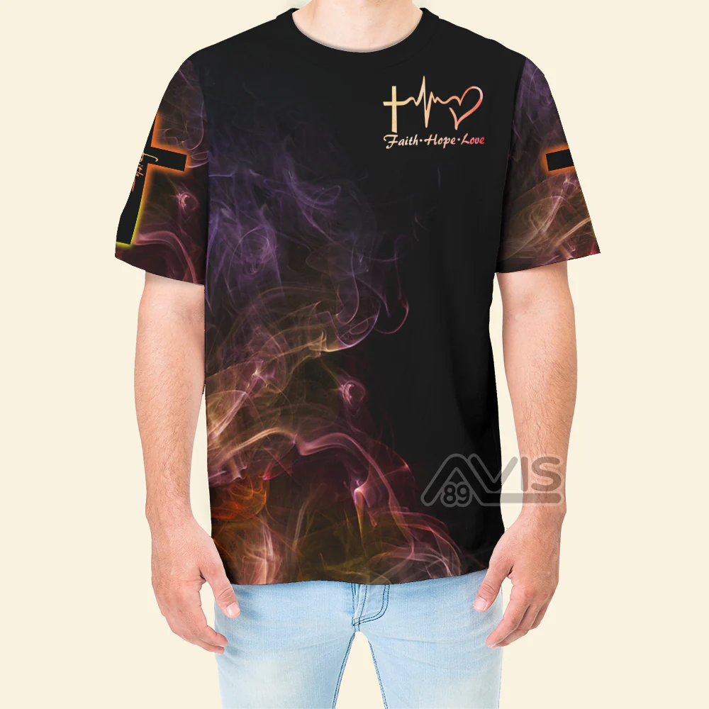 Christ Who Strengthens Me - 3D Tshirt - Image 4